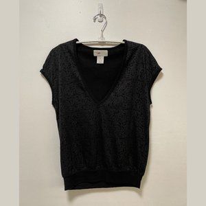 Stussy Girls Citi V Tee (NWOT) – Black